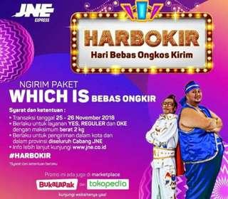JNE Free Ongkir Jabodetabek