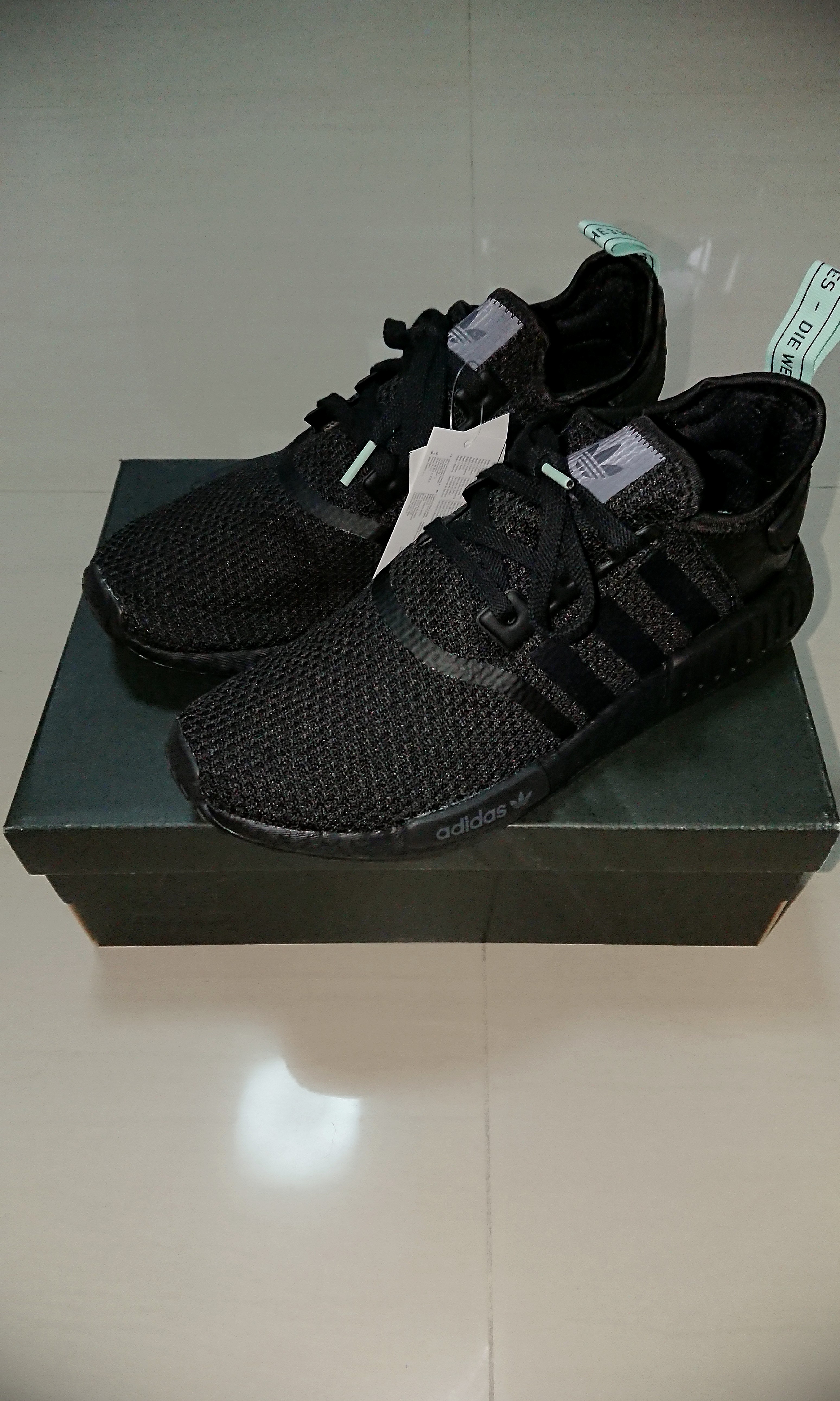 nmd black mint