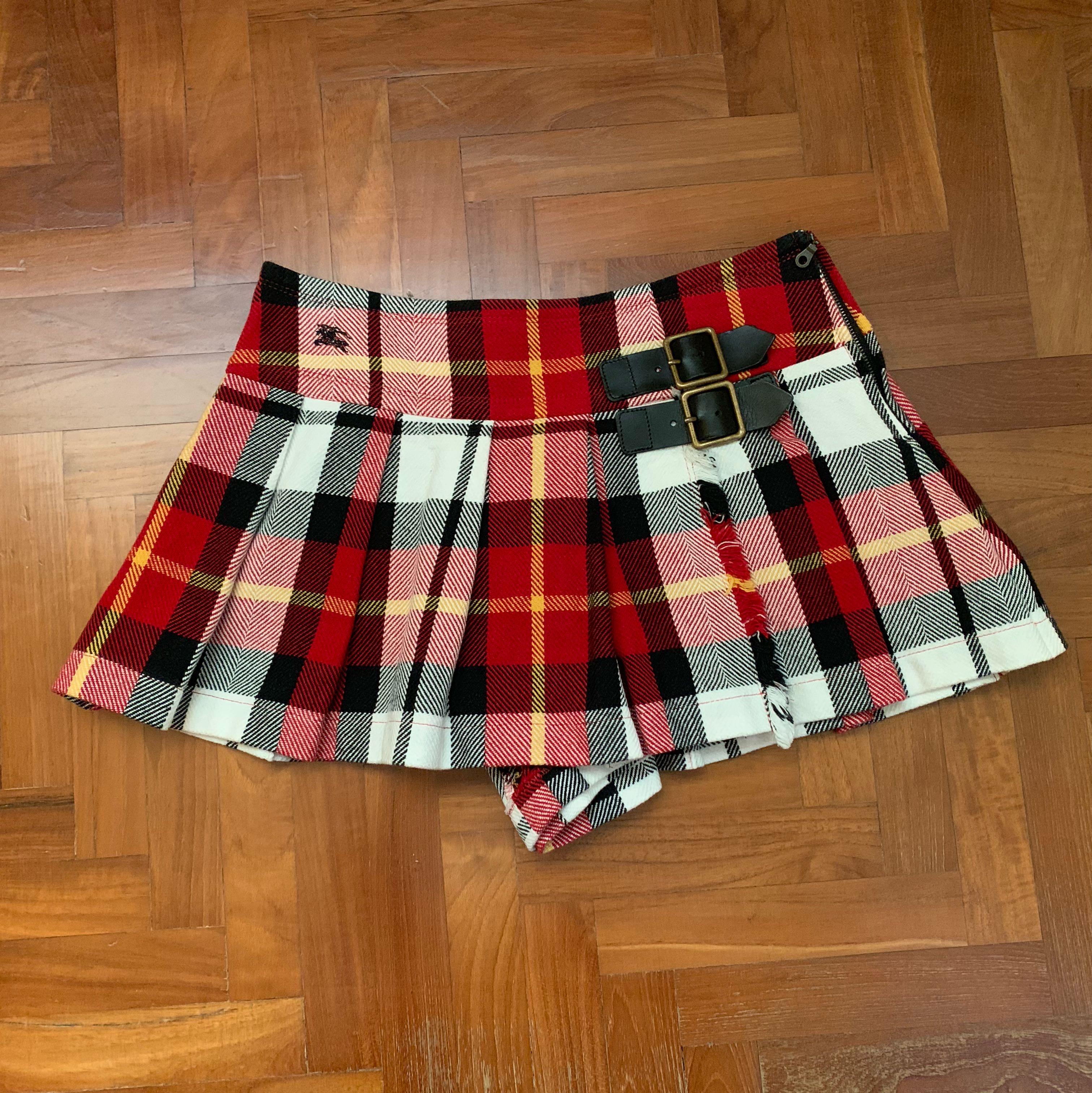 burberry skirt plaid