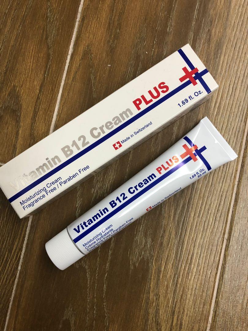 瑞士維他命B12深層加倍保濕面霜(加強版)Swissbel Vitamin B12 Cream PLUS, 健康及營養食用品, 健康補充品