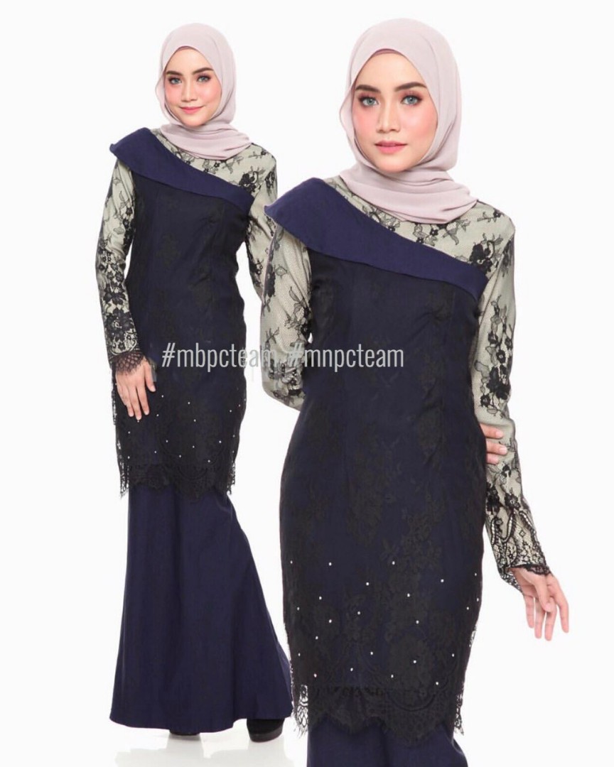My1212 Blackfriday100 Baju Kurung Moden Lace Muslimah Fashion Two Piece On Carousell