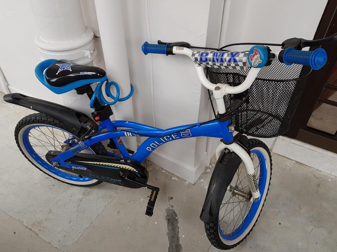 kids police bicycle