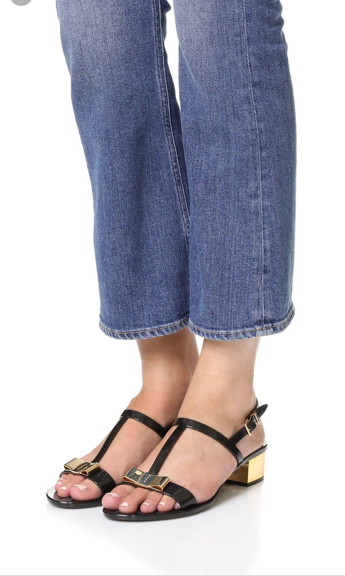 BNIB Authentic Salvatore Ferragamo Favilia Sandals Women s Fashion Footwear Flats on Carousell