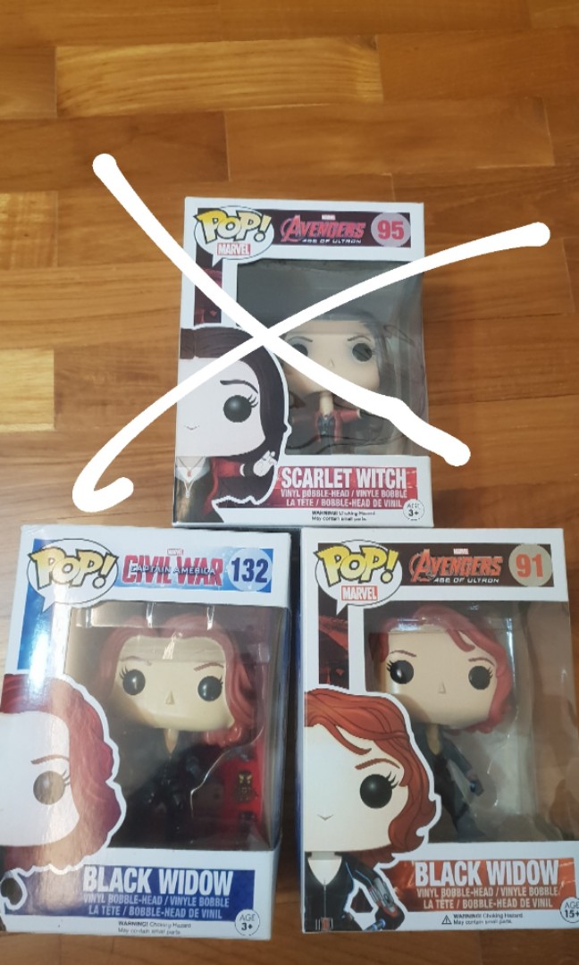 funko pop black widow 91