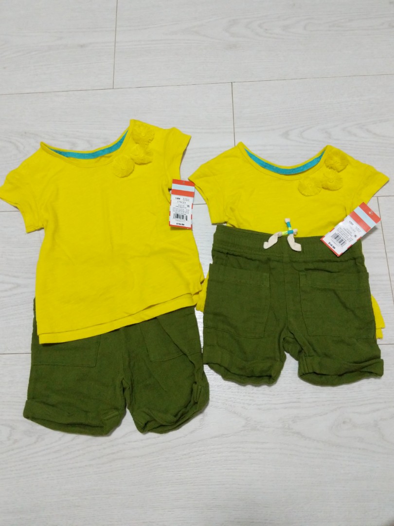 Bnwt Bright 18m 2t Girls Tshirt And Shorts Set Cat Jack Us