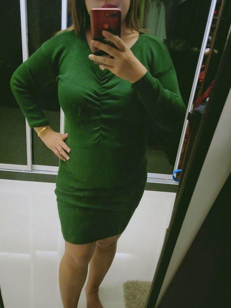 plus size knit dress