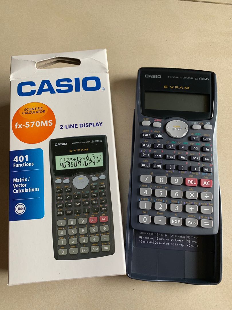 Casio Scientific Calculator fx570MS Original warranty by Marco