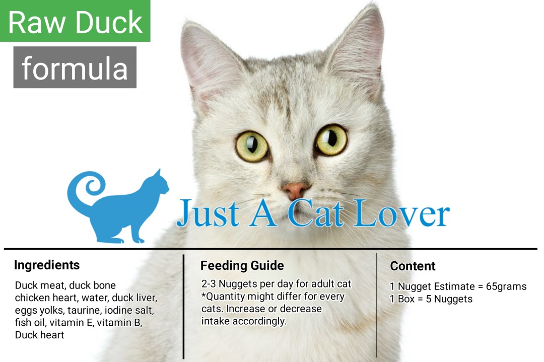 Cat Food Raw Diet Raw Duck Formula Pet Supplies For Cats Cat Food On Carousell