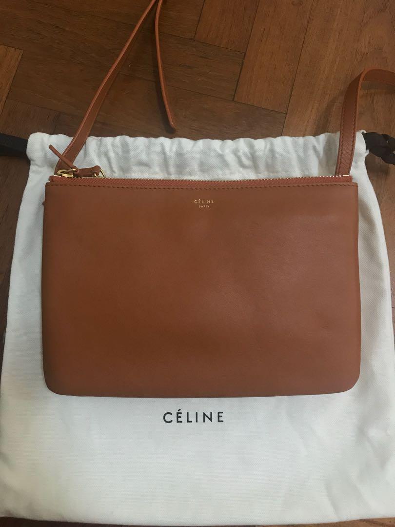 Celine trio tan sale