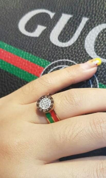 Cincin Gucci Lapis Emas Fesyen Wanita Perhiasan Di Carousell