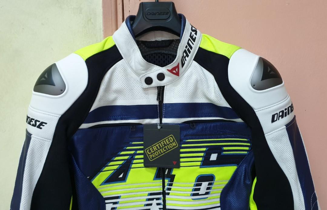 Dainese vr46 d1 leather jacket outlet