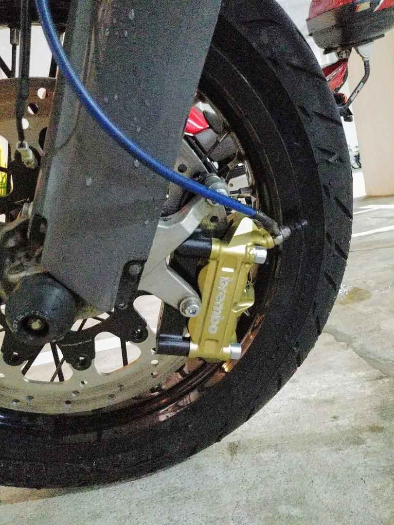 DRZ400SM BREMBO + YOSHI + HOTCAMS, Motorcycles, Motorcycles for Sale, Class 2A on Carousell