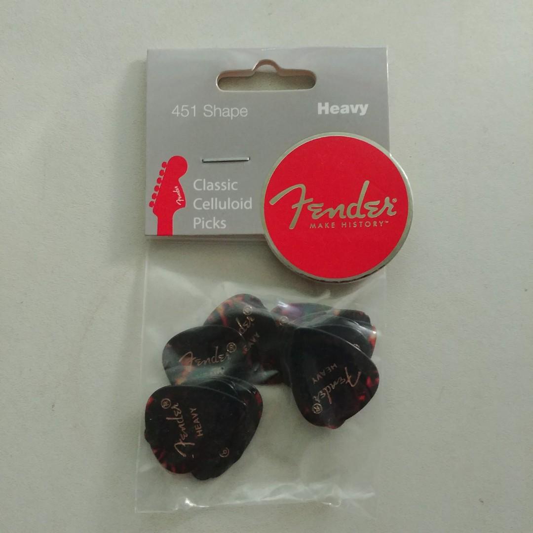 Fender 451 picks heavy Hobbies Toys Music Media Music