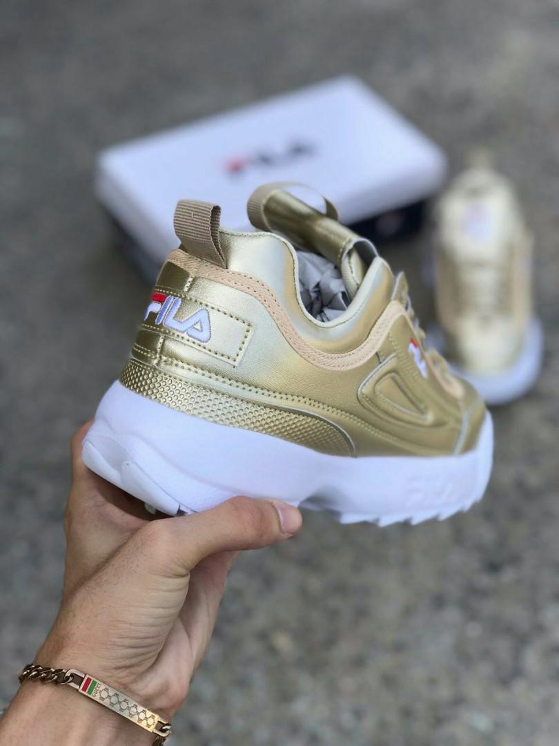Fila disruptor 2 gold top