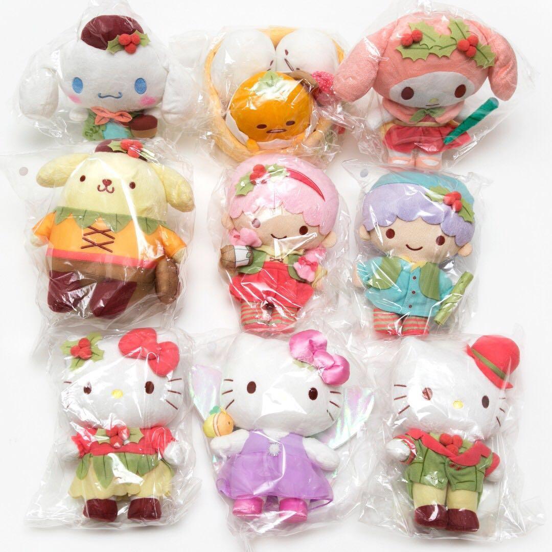 sanrio plush collection