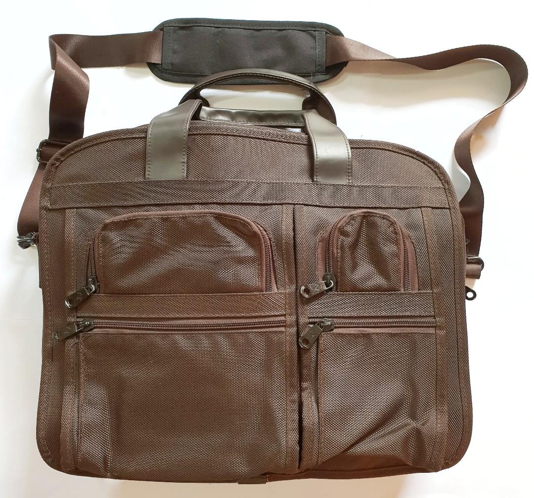 laptop and document bag