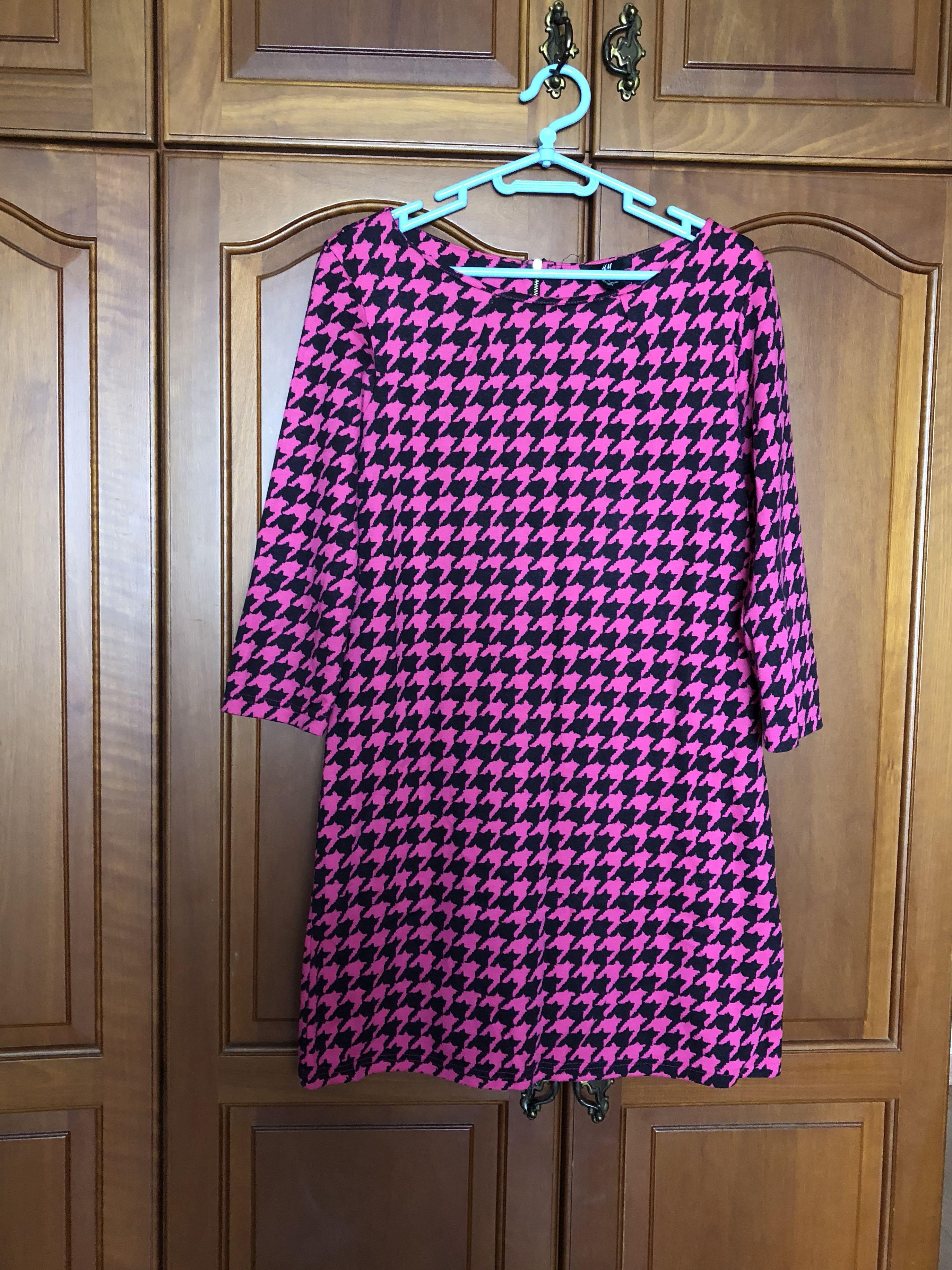 houndstooth dress h&m