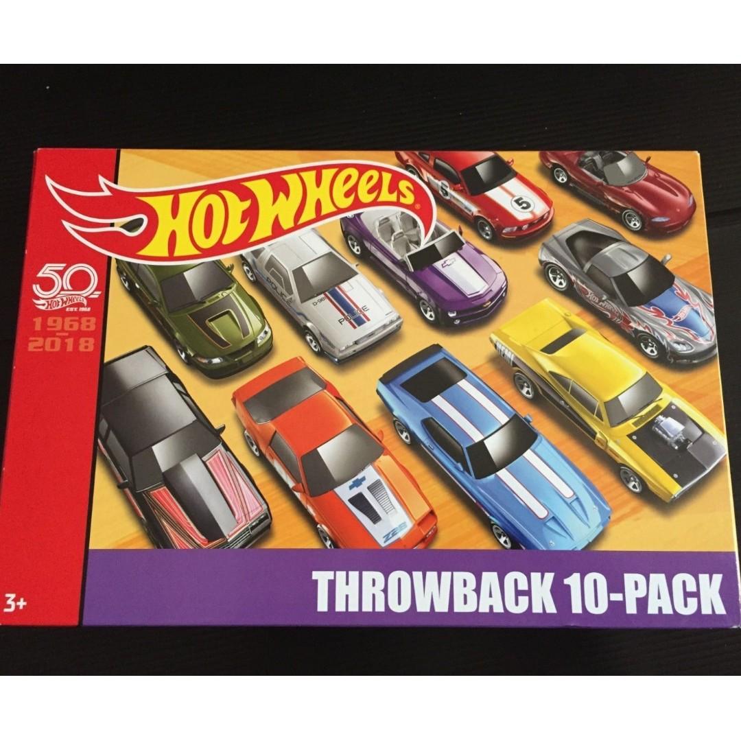 hot wheels throwback 10 pack