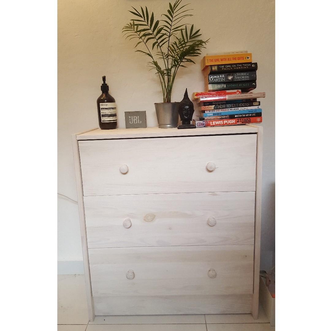 Ikea Rast Drawer In White Furniture Shelves Drawers On Carousell