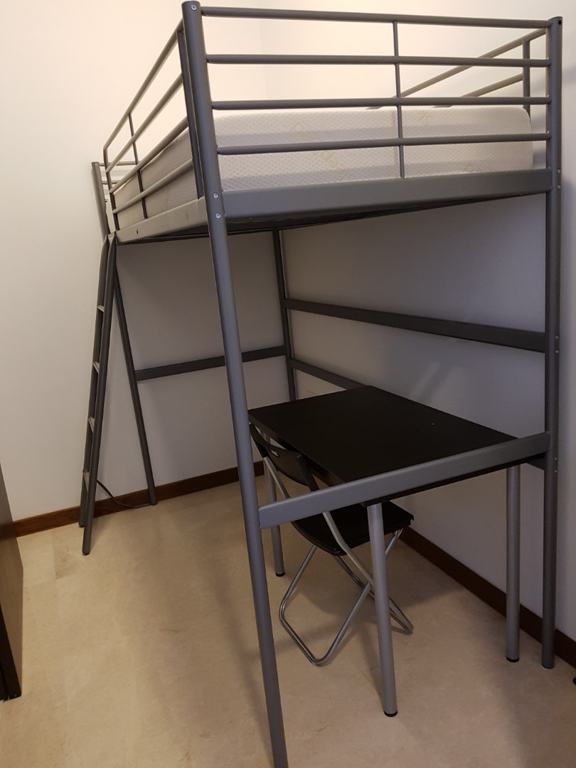 Ikea Svarta Loft Bed Frame Less Than 1 Year Bunk 2nd Ikea Svarta Loft Bed Frame Less Than 1 Year Bunk 2nd Story Furniture Others On Carou