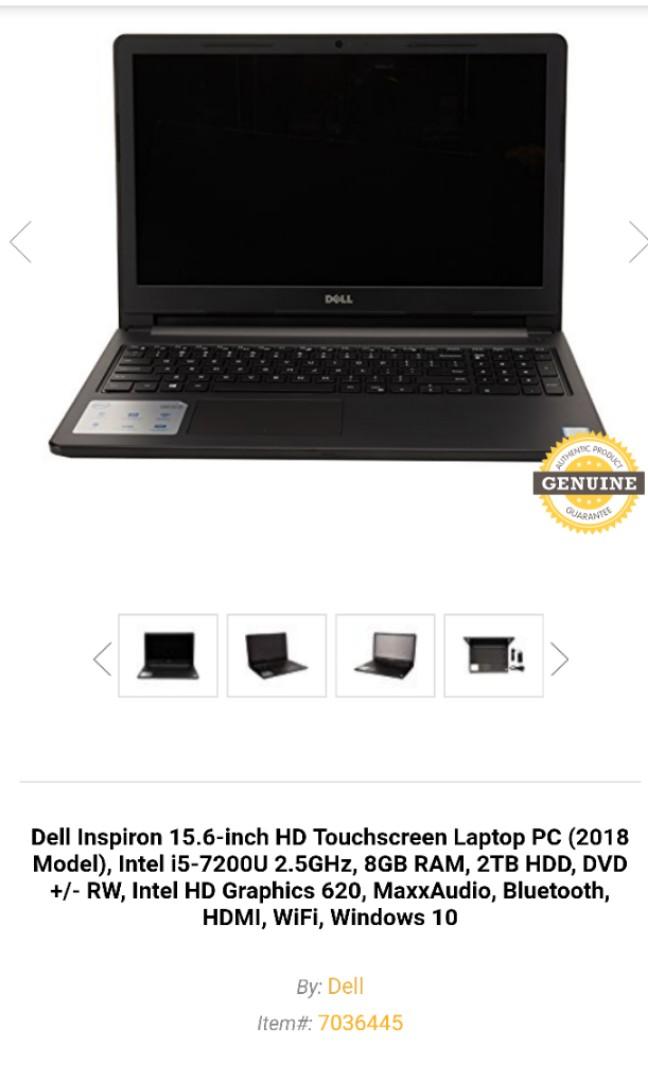 Inspiron 3000 series 15.6" touch screen, Computers &amp; Tech, Laptops ...
