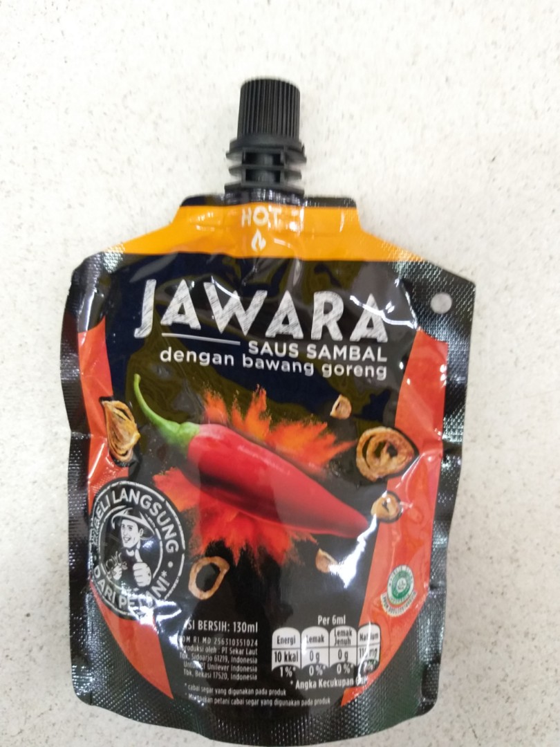 Jawara bottled Chili Sauce, Food & Drinks, Spice & Seasoning on Carousell