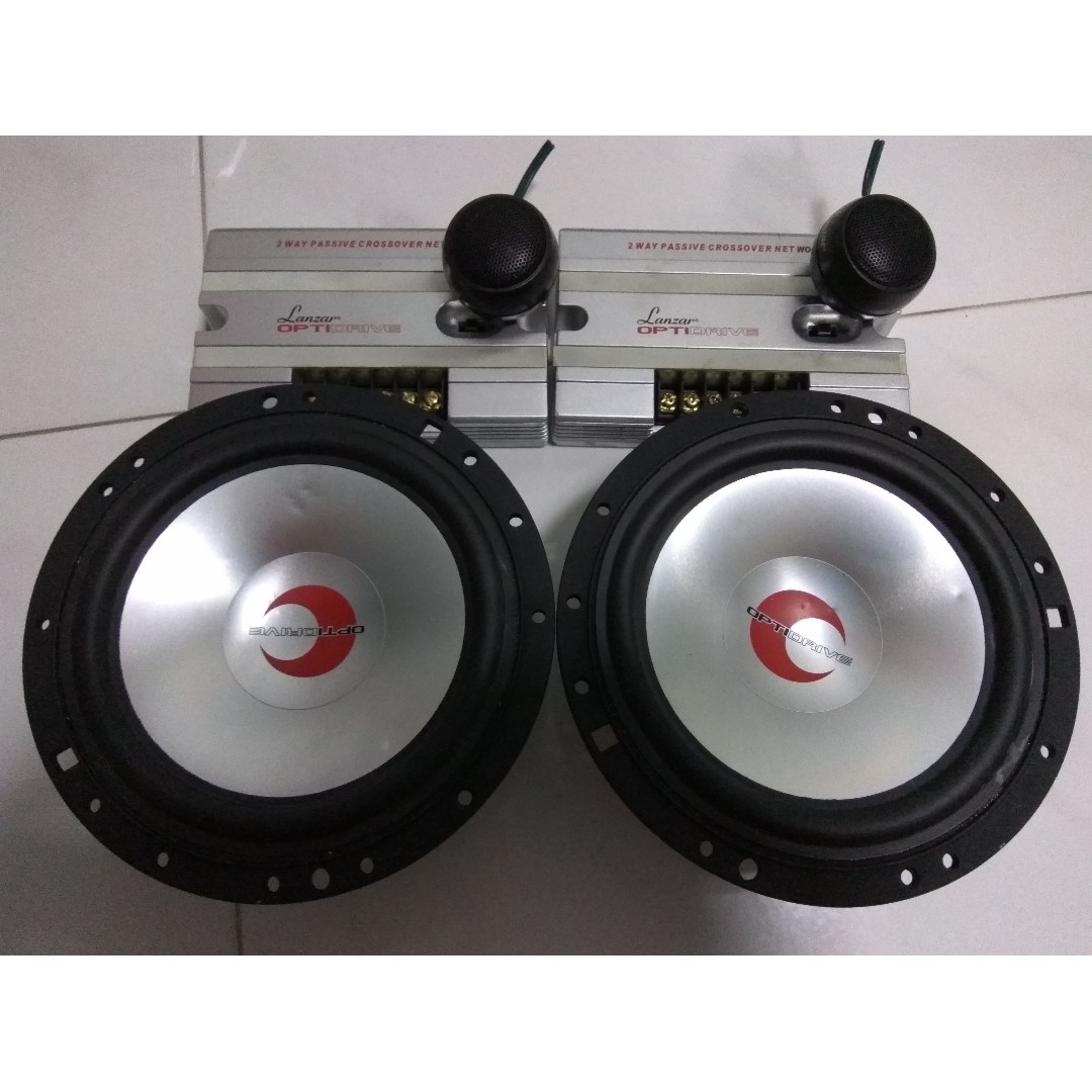 Lanzar discount component speakers