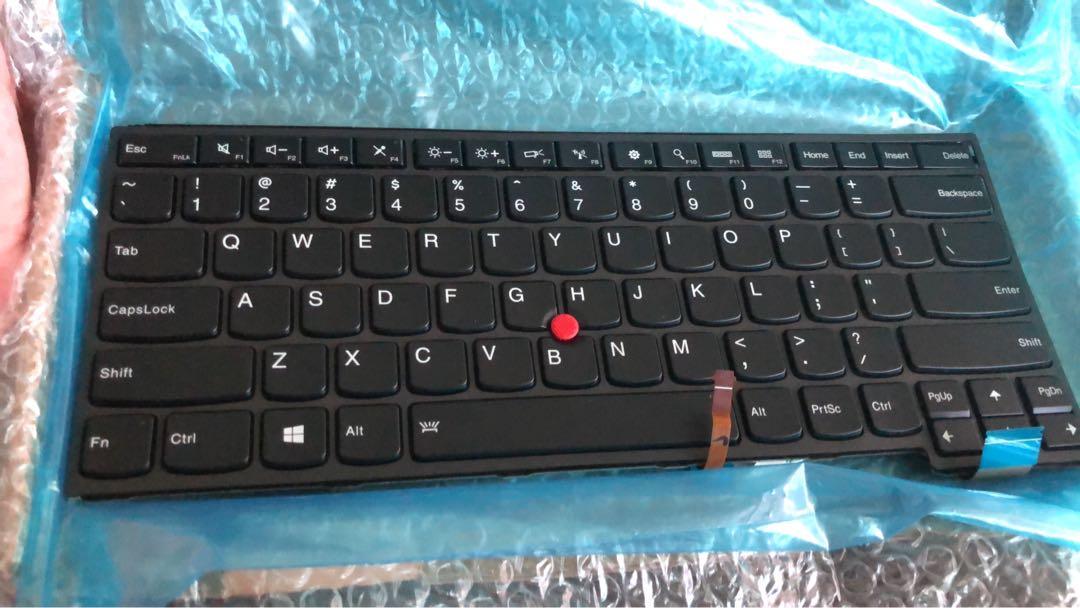 TellusRem Replacement Keyboard for Lenovo Thinkpad T470 T480 US Layout New Never Used