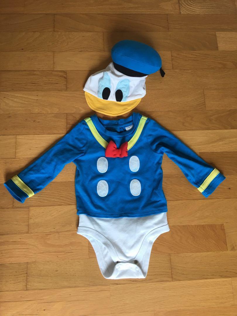 Like New Disney Baby Donald Duck Costume 86cm Babies Kids Babies Apparel On Carousell