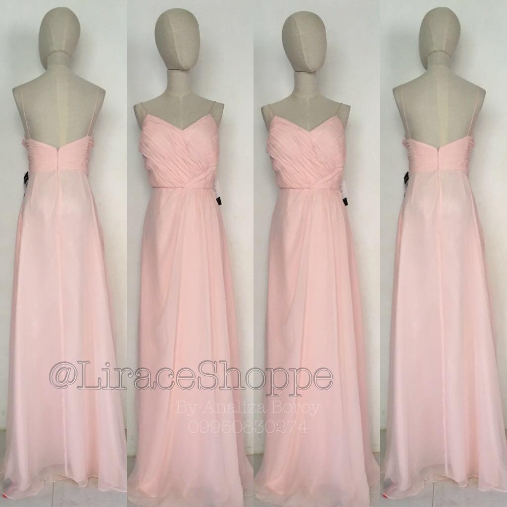 peach color women's dress