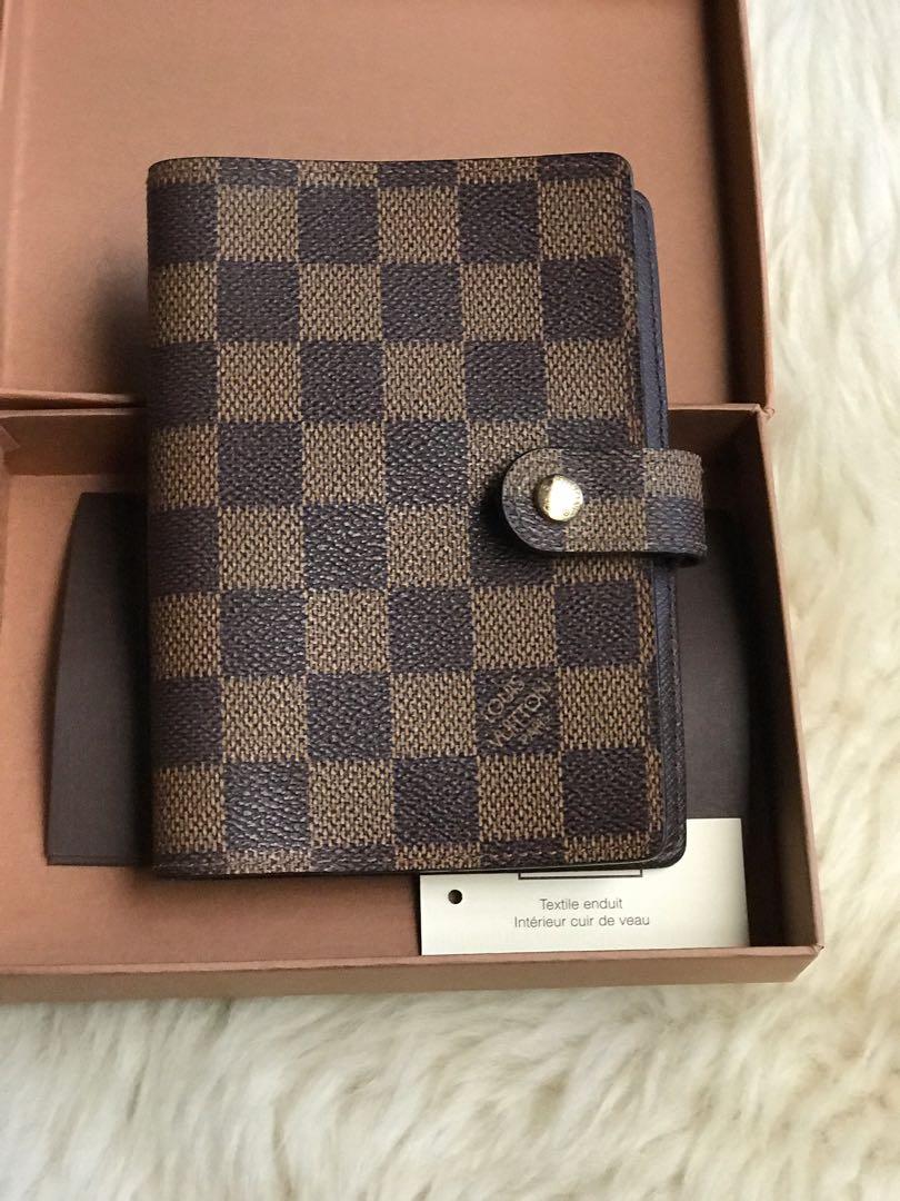 Louis Vuitton Damier Ebene Agenda MM