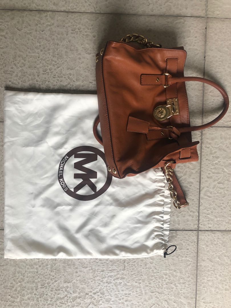 MK padlock bag with original receipt, Women's Fashion, Bags & Wallets