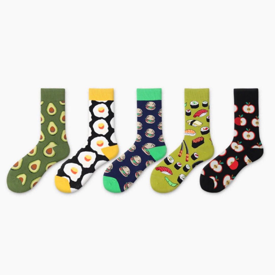 Womens printed socks clearance