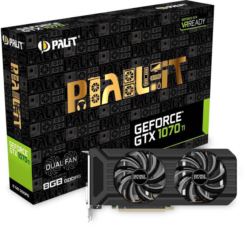 Palit Geforce GTX 1070 Ti Dual 8GB, Computers & Tech, Parts ...