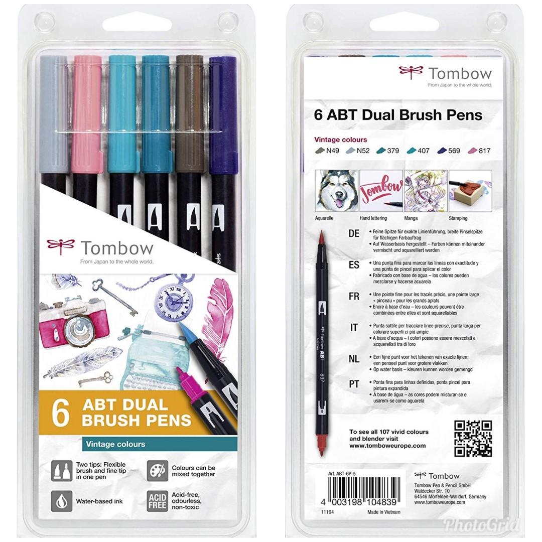 Tombow ABT Dual Brush Pens - 12 New Colors - Japanese Kawaii Pen