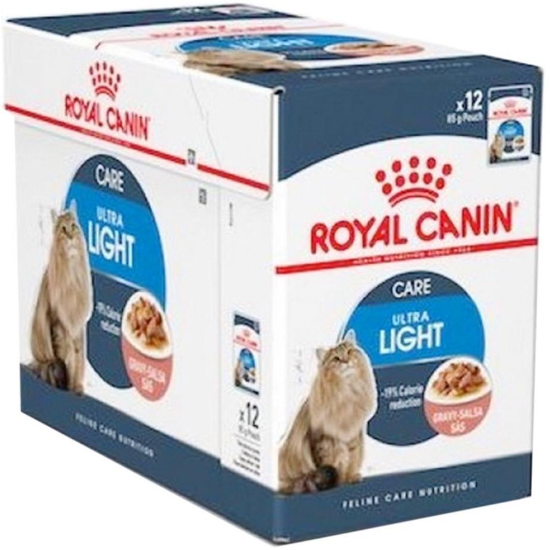 Royal Canin Feline Ultra Light Wet Pouches Cat Food 12pcs Pet