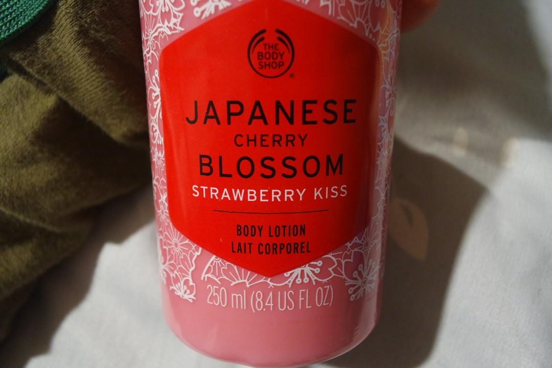 Japanese Cherry Blossom Strawberry Kiss Body Lotion, Beauty