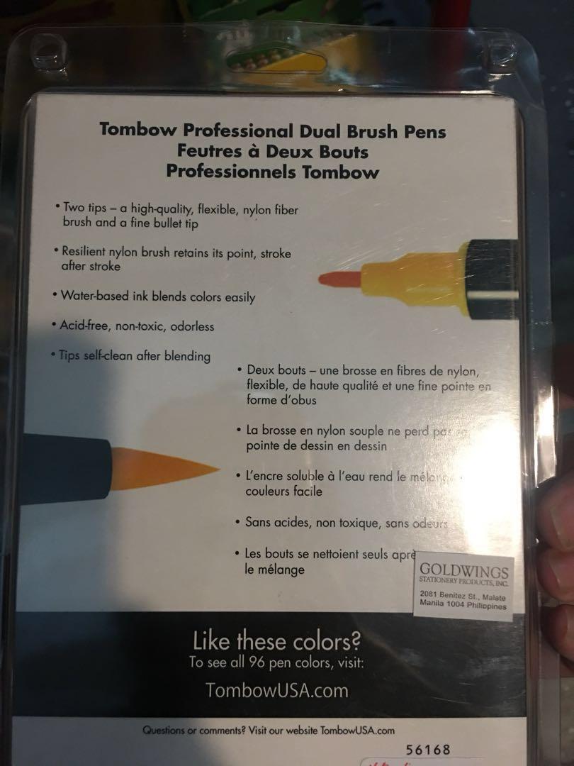 Tombow Dual Brush Pens - Secondary Palette