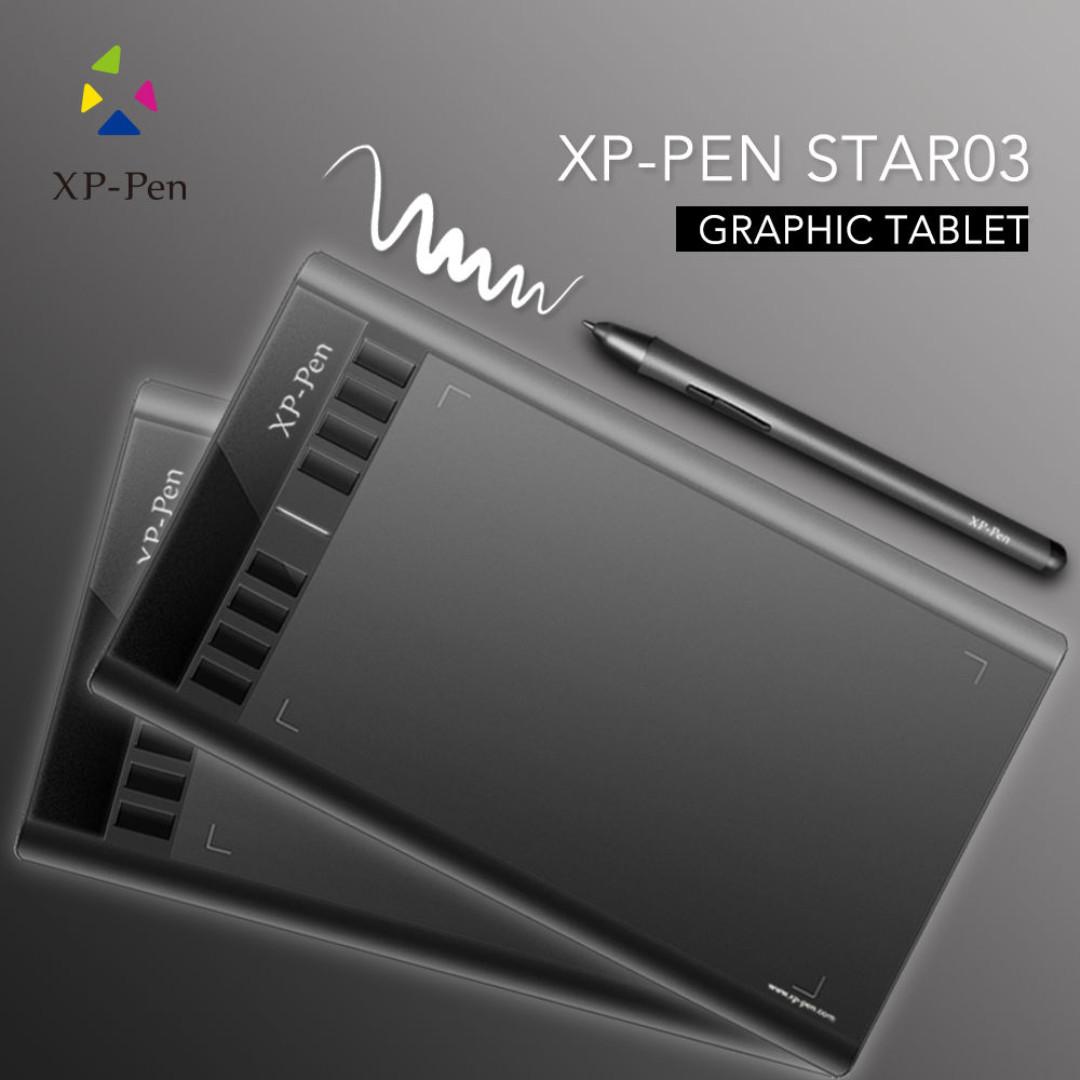 used xp pen star03 v1 11 6 graphics drawing tablet not v2