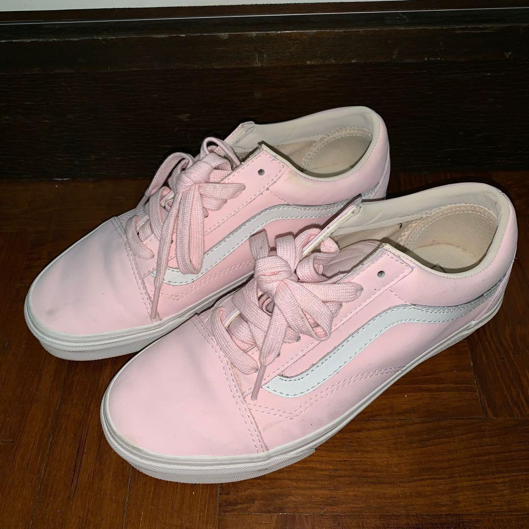 dirty pink vans