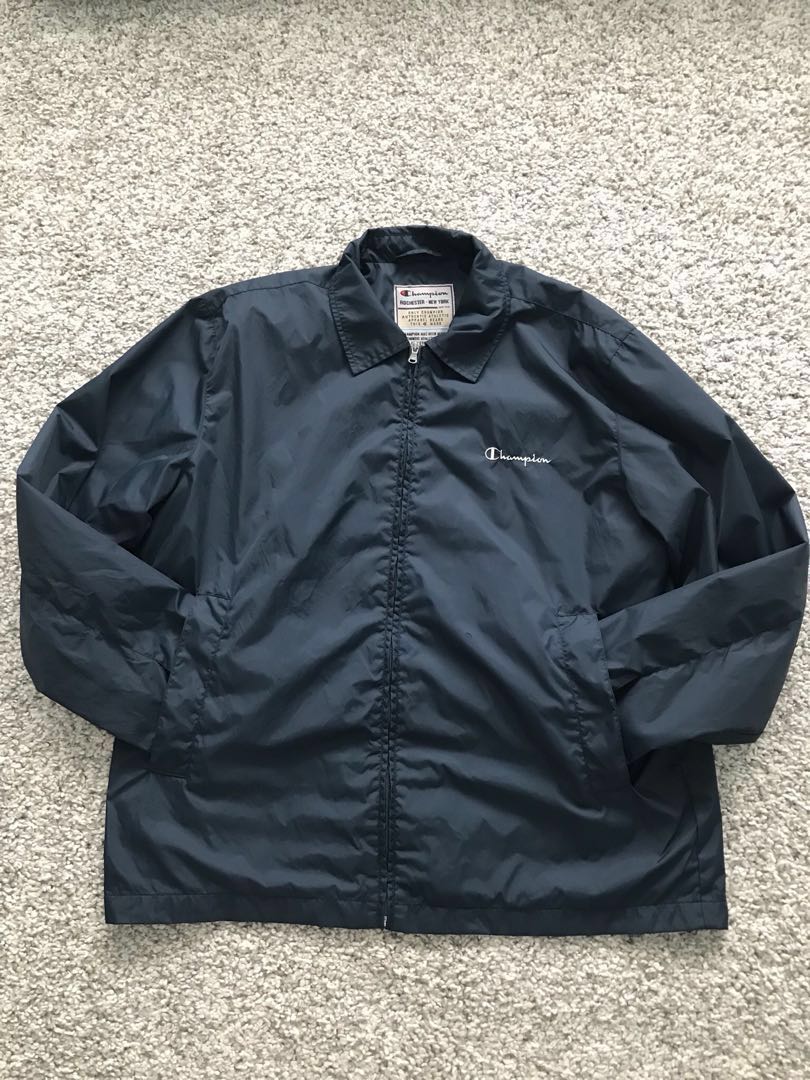 Champion blue jacket outlet