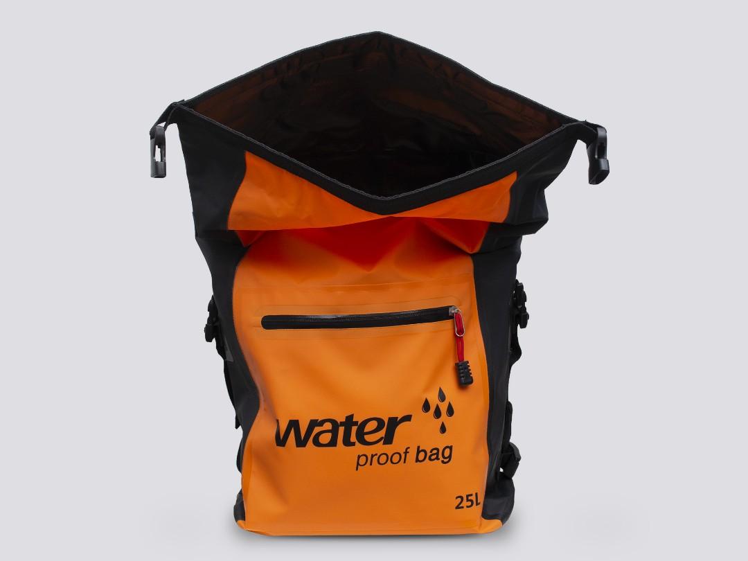 Waterproof Backpack (Category: Beach Bags) located in Singapore. Submitted by stoofandstuff (Listing ID 201261107, Image 3). Description: - Description - Unlike the other waterproof duffle bag masquerading as a backpack, this is a real backpack with proper slings and form. Good for going to the beach or outdoor excursion or simply when your route is "ponding". Not recommended to be submerged into water. - Contents - 1 x Backpack - Kindly Note - •