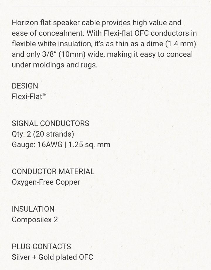 WIREWORLD Speaker Cable USA, Audio, Soundbars, Speakers & Amplifiers on