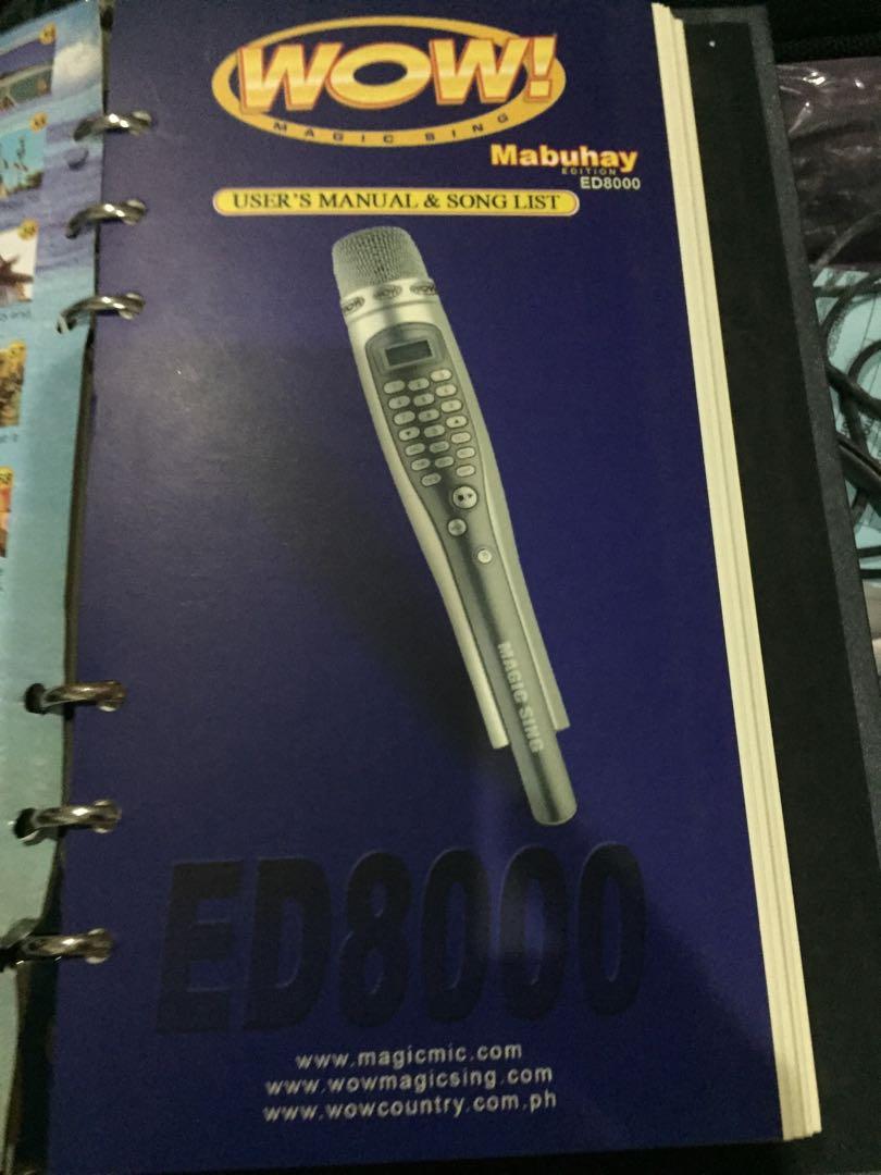 WOW MABUHAY MAGIC SING ed8000, Looking For on Carousell