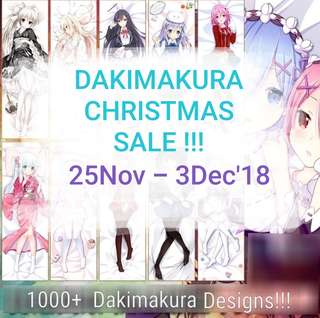 Dakimakura Christmas Sale
