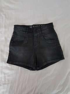 Cotton On High Waisted Black Shorts