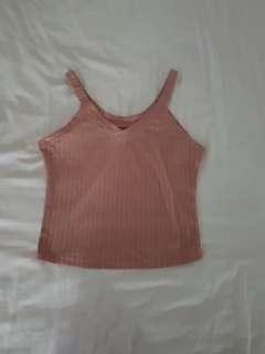 Pink Sleeveless Top