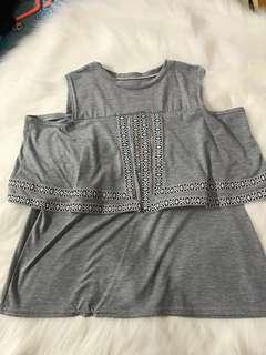 2 in 1 top
