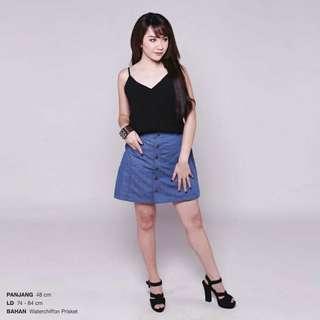 Camisole Tank Top Black