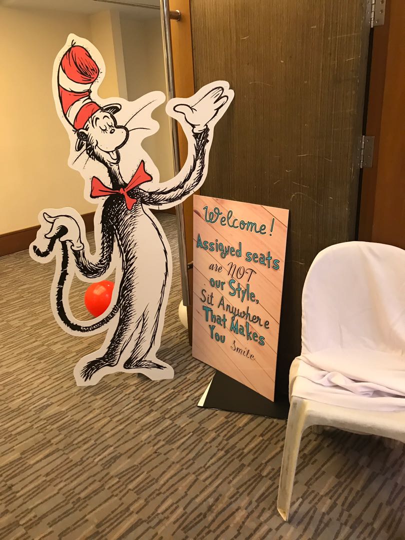 2x5 Ft Cat In The Hat Standee Design Craft Craft Supplies Tools On Carousell